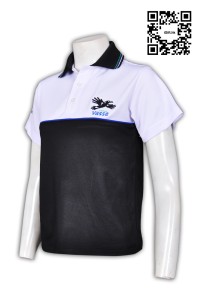 SU169 professional tailor made shorts polo shirts contrast color polo stylish hk company